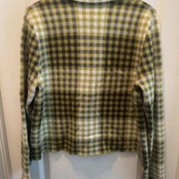 Rachel Roy Checked Cropped Cardigan - Picture 2 of 4